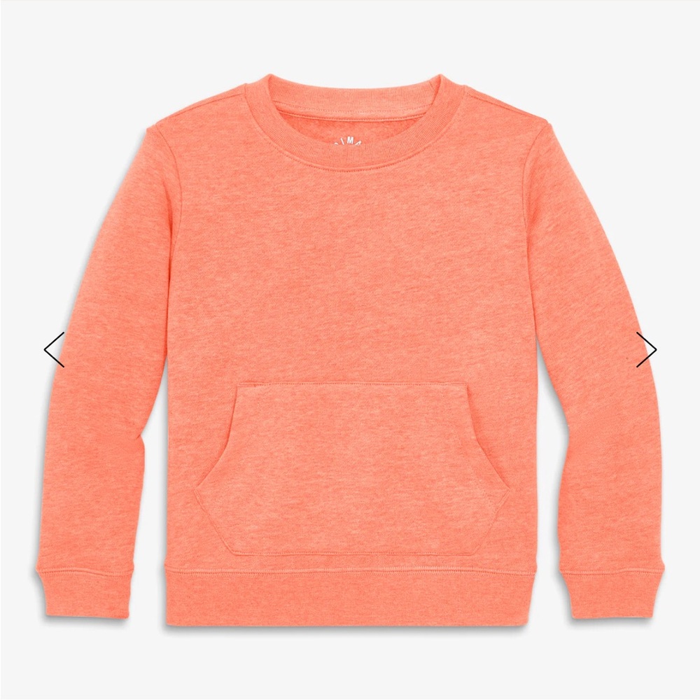 Primary Kids cozy fleece crewneck sweatshirt, Size 2T
